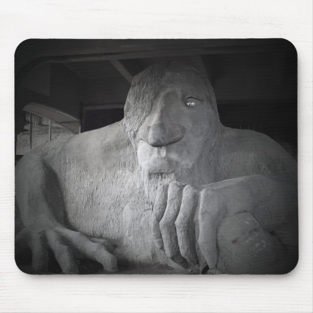 Mousepad Tapete de Mouse Seattle Fremont Troll (Frente)