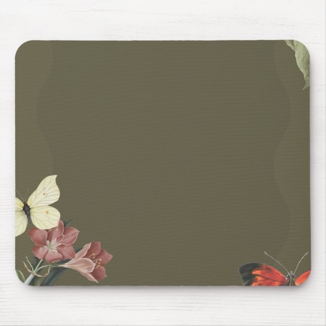 Mousepad Tapete de Mouse Simples Verde Escuro (Frente)