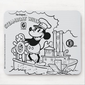 Mousepad Tapete de Mouse Steamboat Willie