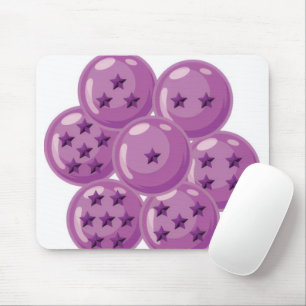 Mousepad tapete de rato bolas do dragão roxo