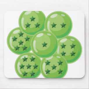Mousepad tapete de rato bolas do dragão verde