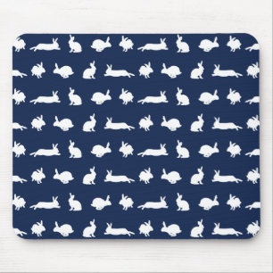 Mousepad Tapete de Rato Bunny Frenzy (Azul Marinho)