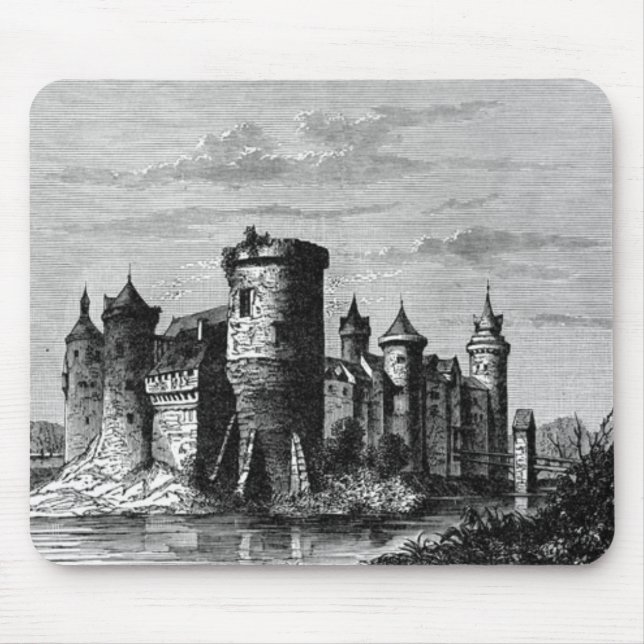 Mousepad Tapete de Rato Castelo Medieval (Frente)