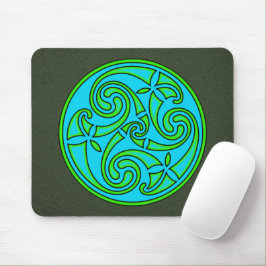Mousepad Tapete de Rato com Desenho de Espiral de Arte Celt