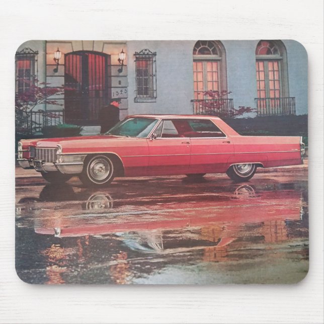 Mousepad Tapete de Rato de Automóvel Vintage Muito Legal (Frente)