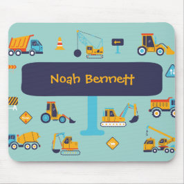 Mousepad Tapete de Rato de Caminhão de Construção para Cria