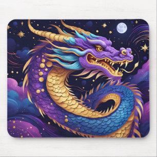 Mousepad tapete de rato de dragão celestial