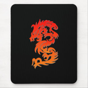 Mousepad Tapete de Rato de Fantasia do Dragão Chinês