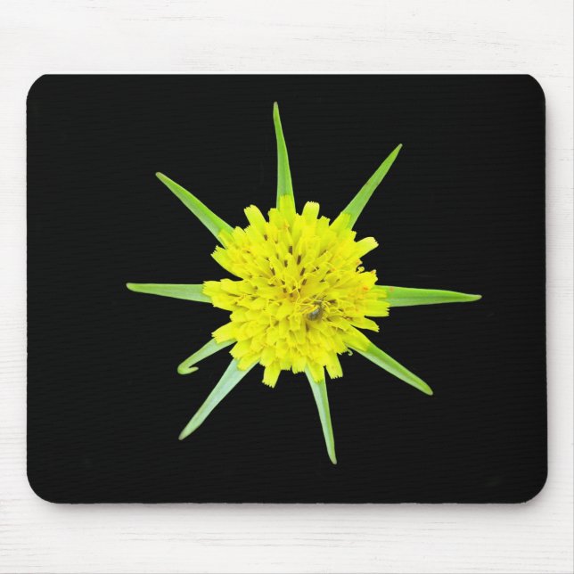 Mousepad Tapete de Rato de Flor Silvestre Barba-de-Bode Men (Frente)