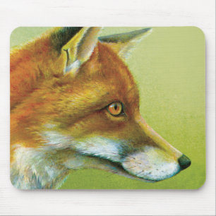 Mousepad tapete de rato de fox art