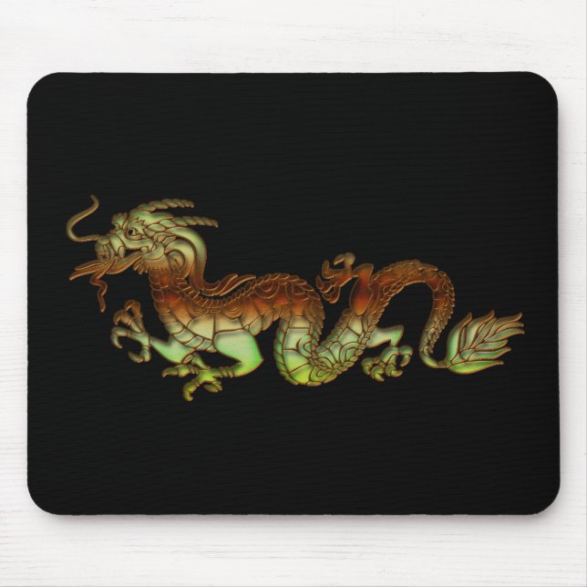 Mousepad Tapete de Rato Dragão Bicolor (Frente)