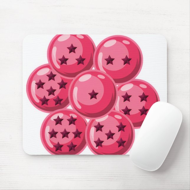 Mousepad tapete de rato dragon ball rosa (Com mouse)