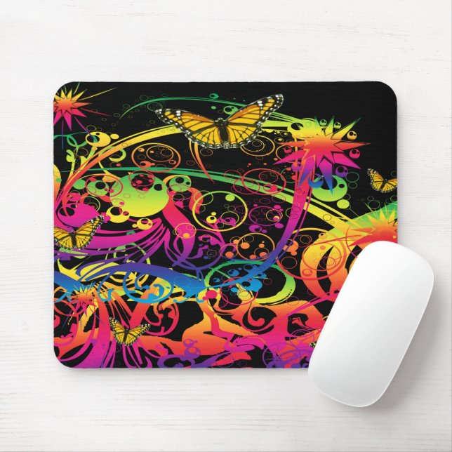 Mousepad Tapete de Rato Jardim Mágico (Com mouse)