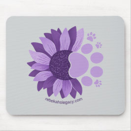 Mousepad Tapete de Rato Pata de Girassol Lavanda Legado de