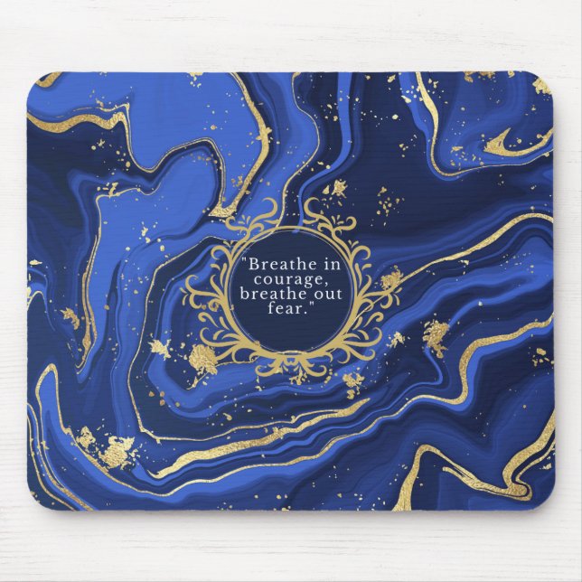 Mousepad Tapete de Rato Respirar Coragem (Frente)