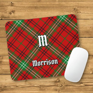 Mousepad Tapete de Rato Tartan Vermelho do Clã Morrison
