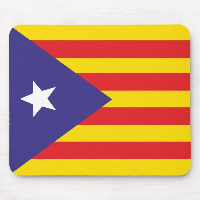 Mousepad Tapete de Ratos Bandeira da Independência Catalão (Frente)