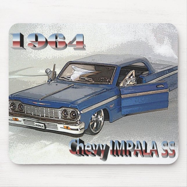 Mousepad Tapete do rato 1964 do IMPALA de Chevy (Frente)