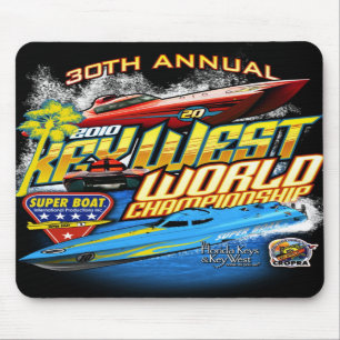 Mousepad Tapete do rato 2010 do campeão de Key West Wld