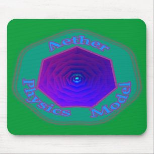 Mousepad Tapete do rato 2 do modelo da física do Aether