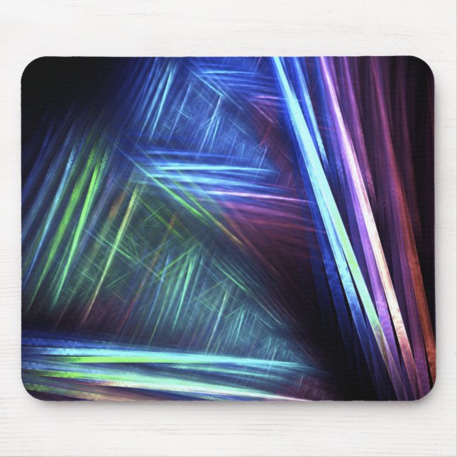 Mousepad Tapete do rato abstrato Trippy do Fractal (Frente)