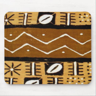 Mousepad Tapete do rato africano da lama cloth1 do escudo