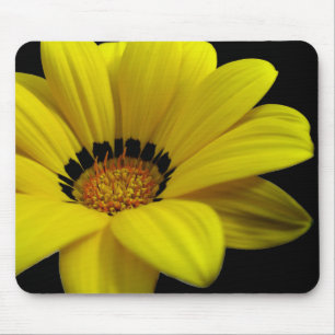 Mousepad Tapete do rato amarelo da flor