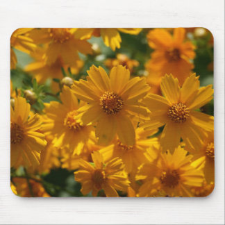 Mousepad Tapete do rato amarelo da flor