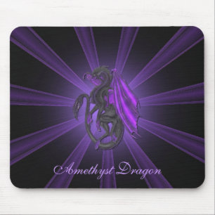Mousepad Tapete do rato Amethyst roxo do dragão