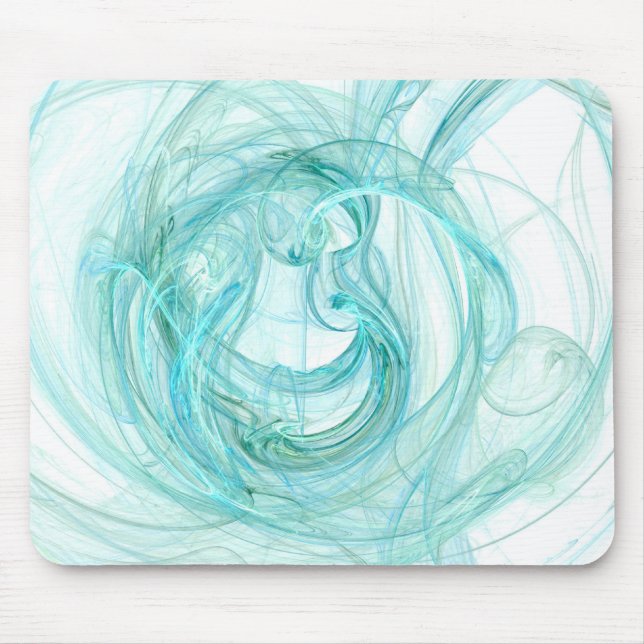 Mousepad Tapete do rato: Arte abstrata original do Fractal (Frente)
