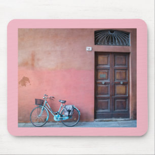 Mousepad Tapete do rato azul da bicicleta