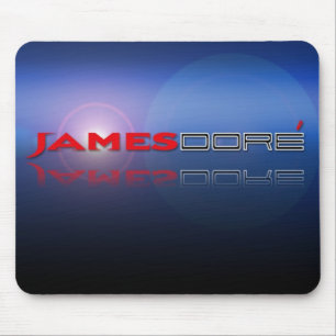 Mousepad Tapete do rato azul do alargamento do lense do