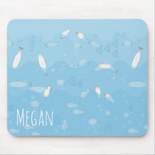 Mousepad Tapete do rato azul do oceano
