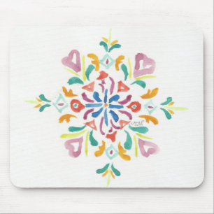 Mousepad Tapete do rato bonito da arte do teste padrão