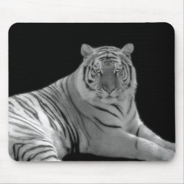 Mousepad Tapete do rato branco do tigre
