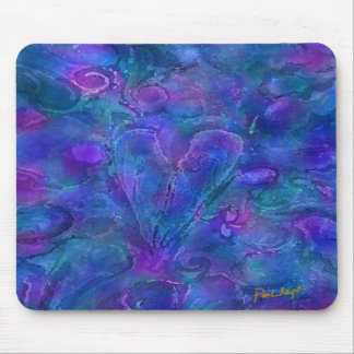 Mousepad Tapete do rato centrado coração