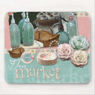 Mousepad Tapete do rato chique da feira da ladra de Paris