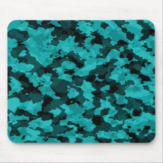 Mousepad Tapete do rato ciano da camuflagem