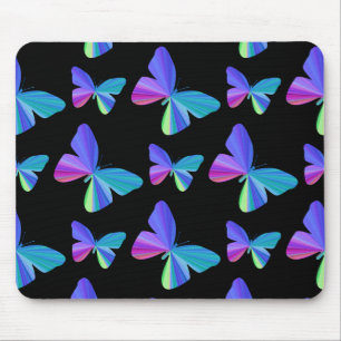 Mousepad Tapete do rato colorido da borboleta