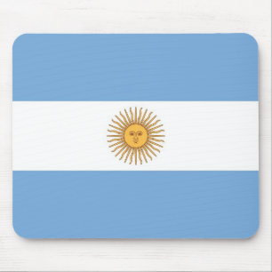 Mousepad Tapete do rato com a bandeira de Argentina