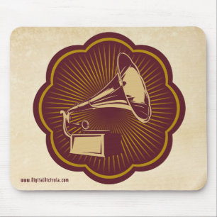 Mousepad Tapete do rato com Digitas Victrola