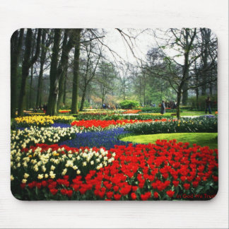 Mousepad Tapete do rato com o jardim em Holland