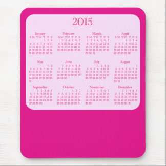 Mousepad Tapete do rato cor-de-rosa antigo de 2015