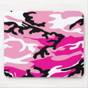 Mousepad Tapete do rato cor-de-rosa de Camo