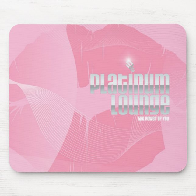Mousepad Tapete do rato cor-de-rosa de PlatinumLounge! (Frente)