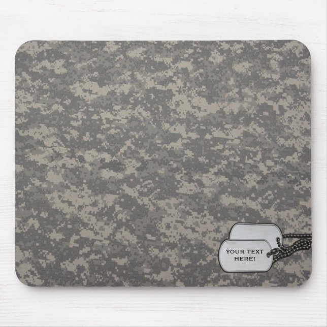 Mousepad Tapete do rato customizável da camuflagem (Frente)