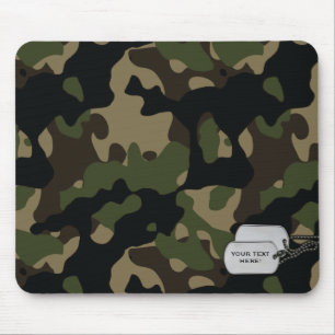 Mousepad Tapete do rato customizável da camuflagem