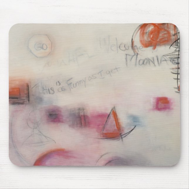 Mousepad tapete do rato da arte abstracta (Frente)