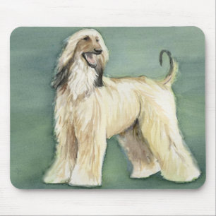 Mousepad Tapete do rato da arte do cão de galgo afegão