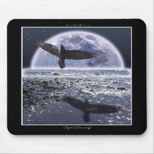 Mousepad Tapete do rato da arte do corvo do ~ da DANÇA do